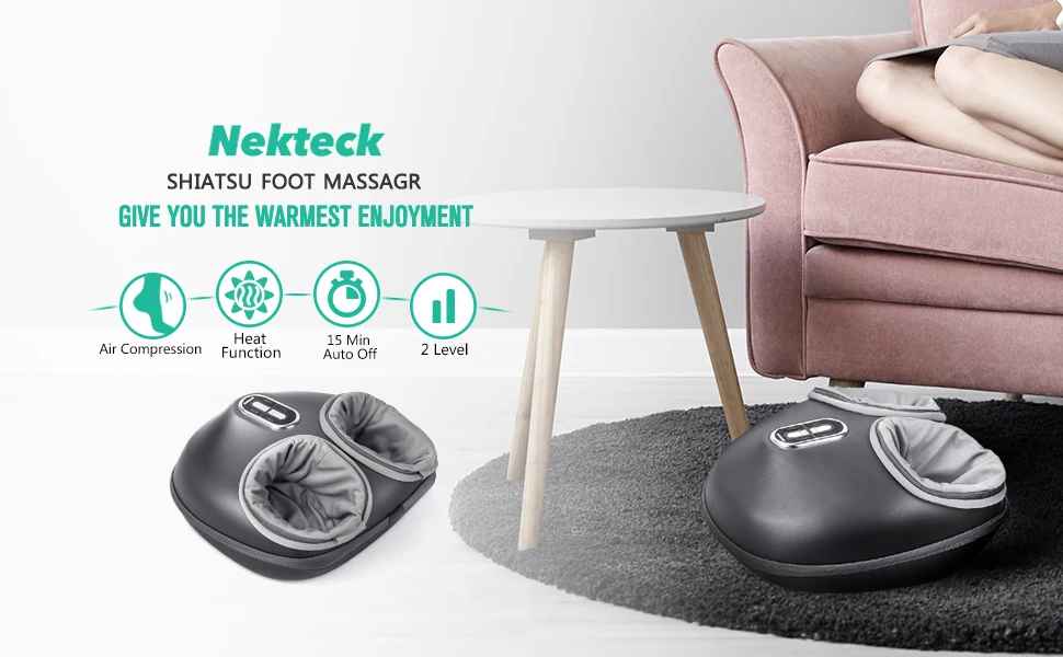 Foot Massager Heating Therapy Muscle Relaxation Electric Foot Massage