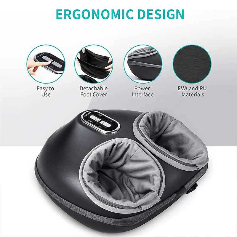 Foot Massager Heating Therapy Muscle Relaxation Electric Foot Massage
