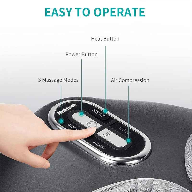 Foot Massager Heating Therapy Muscle Relaxation Electric Foot Massage